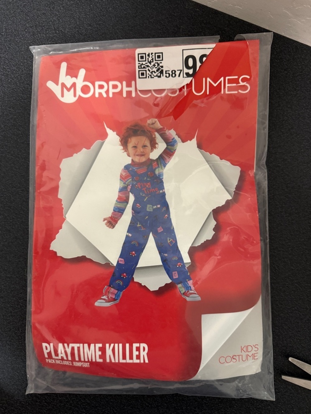 Morph Costumes Playtime Killer Kids Chuckie Costume -new